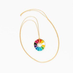 Color Wheel Pendant from the Yellow Owl Workshop